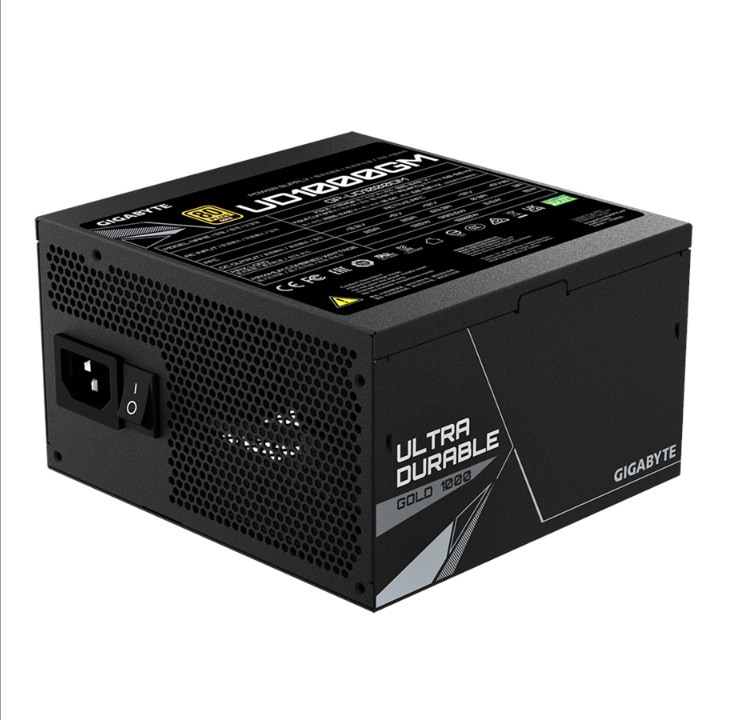 GIGABYTE UD1000GM power supply - 1000 Watt - 120 mm - 80 Plus Gold certificate