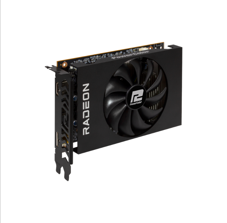 PowerColor Radeon RX 6400 ITX - ذاكرة الوصول العشوائي GDDR6 سعة 4 جيجابايت - بطاقة الرسومات