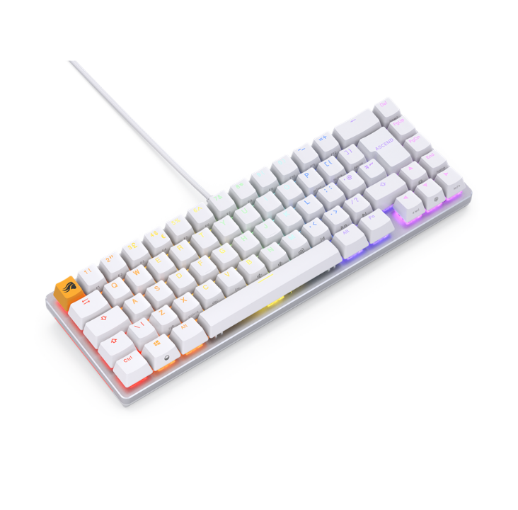 Glorious GMMK 2 Compact 65% - أبيض - لوحة مفاتيح للألعاب - أبيض