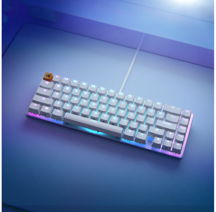 Glorious GMMK 2 Compact 65% - White - Gaming Keyboard - White