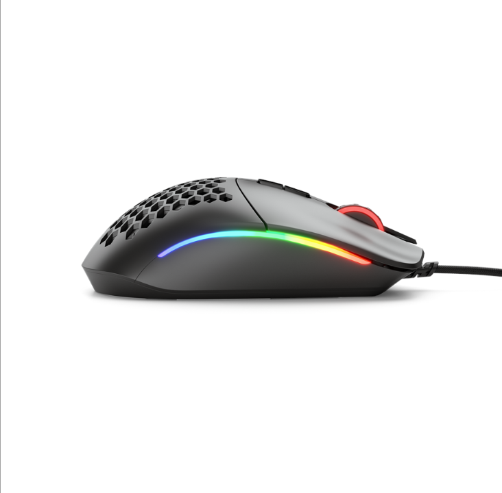 Glorious Model I - Black - Gaming mouse - Optic - 9 buttons - Black with RGB light