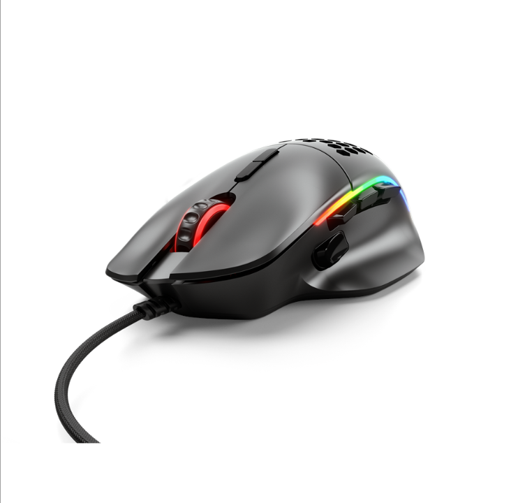 Glorious Model I - Black - Gaming mouse - Optic - 9 buttons - Black with RGB light