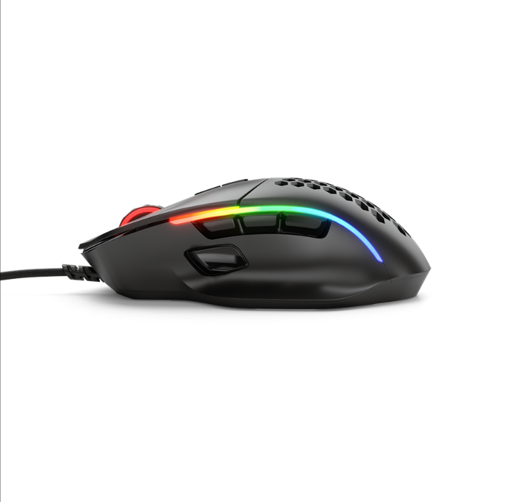 Glorious Model I - Black - Gaming mouse - Optic - 9 buttons - Black with RGB light