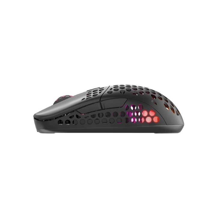 Xtrfy M42 无线 RGB - 黑色 - 游戏鼠标 - 光学 - 6 个按钮 - 黑色带 RGB 灯