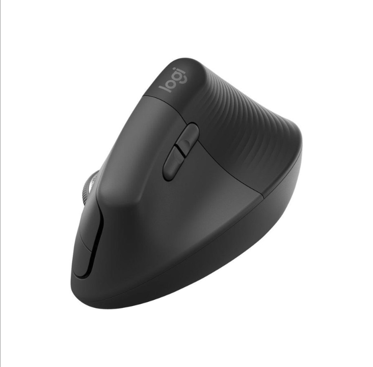 Logitech Lift for Business - Right Handed - Graphite - Ergonomic mouse - Optic - 6 buttons - Black