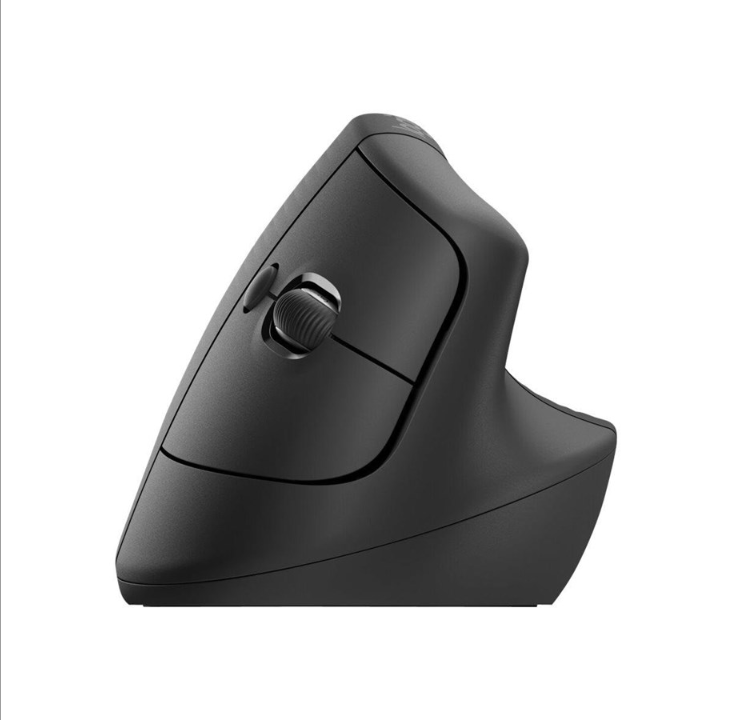 Logitech Lift for Business - Left Handed - Graphite - Ergonomic mouse - Optic - 6 buttons - Black