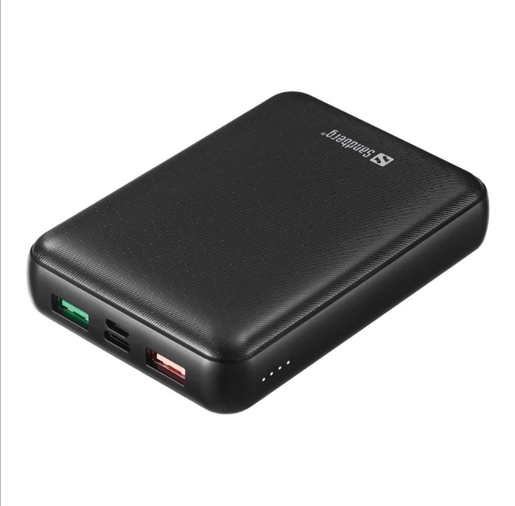 Sandberg Powerbank USB-C PD 45W 15000 PowerBank - Svart - 15000 mAh