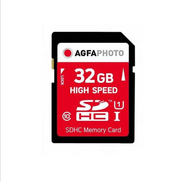 Agfa Photo - flash memory card - 32 GB - SDHC