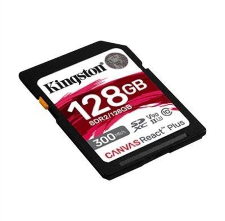 Kingston Canvas React Plus - 300MB/s - 128GB