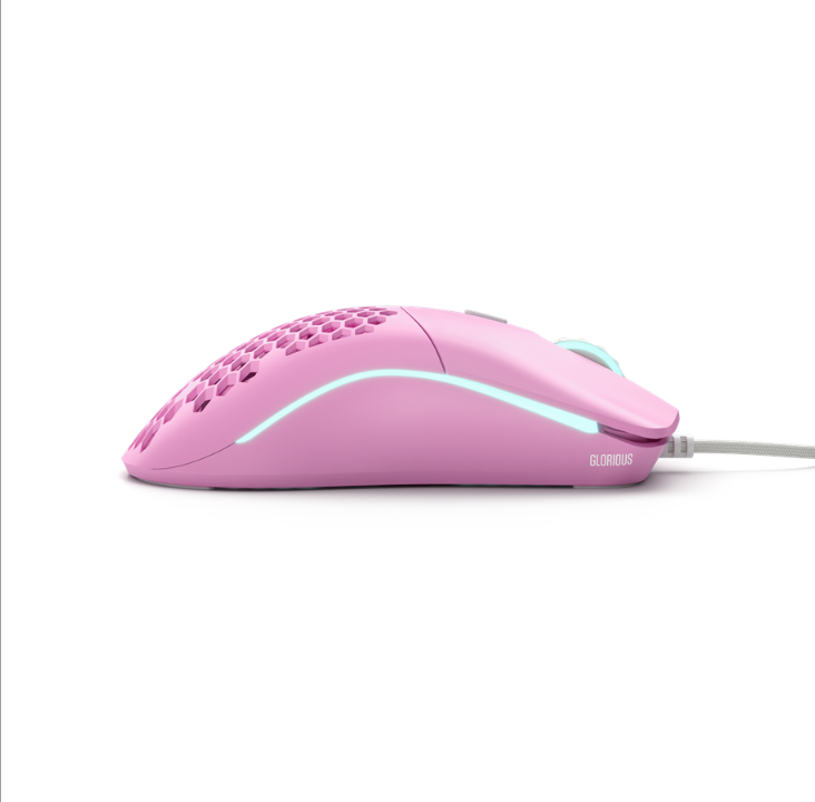 Glorious Model O - Pink - Forge Limited Edition - Gaming mouse - Optic - 6 buttons - Pink