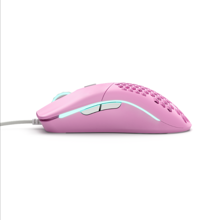 Glorious Model O - Pink - Forge Limited Edition - Gaming mouse - Optic - 6 buttons - Pink