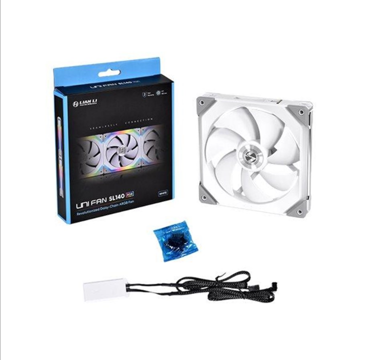 Lian Li UNI FAN SL140 - Chassis fan - 140mm - White - 30 dBA