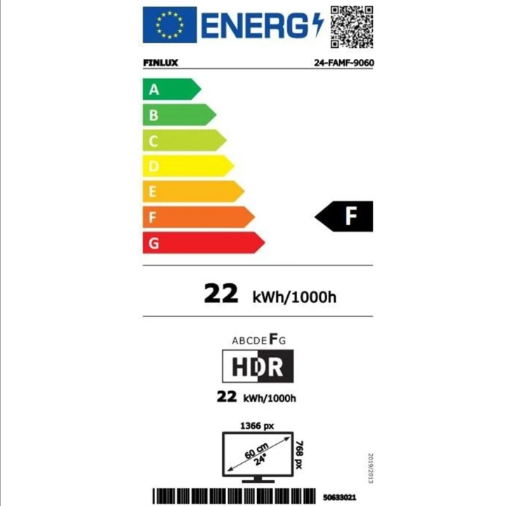 FINLUX تلفزيون 24 بوصة 24FAMF9060 - للتخييم / 12 فولت LED