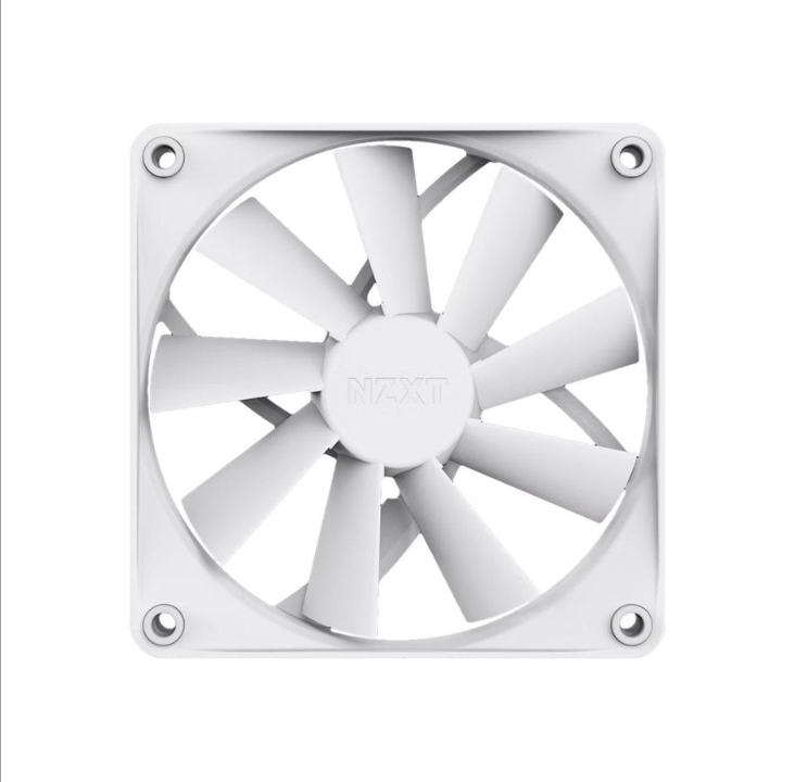 NZXT F120Q Quiet Airflow - White - Chassis fan - 120mm - White - 25 dBA