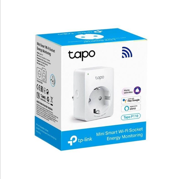 TP-Link Tapo P110 迷你智能 Wi-Fi 插座能源监控