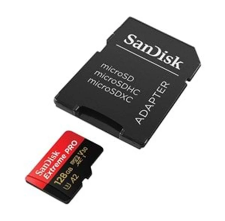 SanDisk Extreme Pro microSD/SD - 200MB/s - 128GB