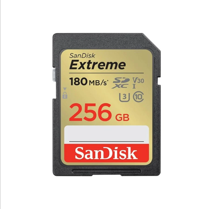 SanDisk Extreme SD - 180MB/s - 256GB