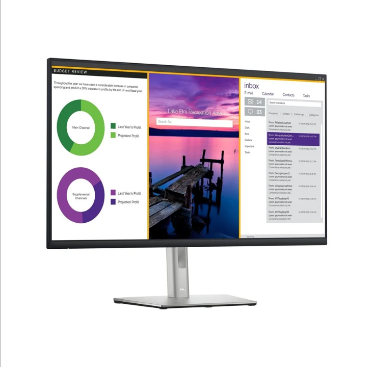 31" Dell P3223QE - 3840x2160 (4K/UHD) - IPS - 90W USB-C HUB - 5 ms - Screen