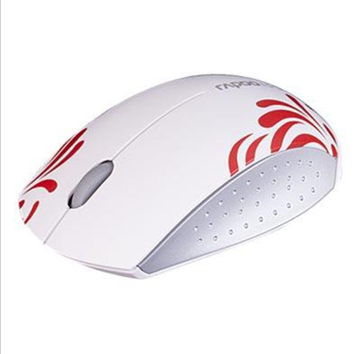 RAPOO 300p - Mouse - Optic - Red