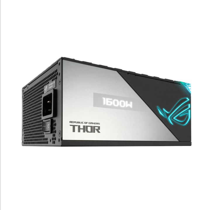 ASUS ROG Thor 1600T Titanium power supply - 1600 Watt - 135 mm - 80 Plus Titanium certificate (up to 90% efficiency)