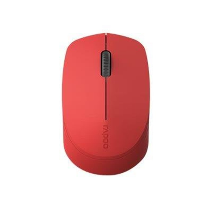 RAPOO M100 Silent - Mouse - Optic - 3 buttons - Red