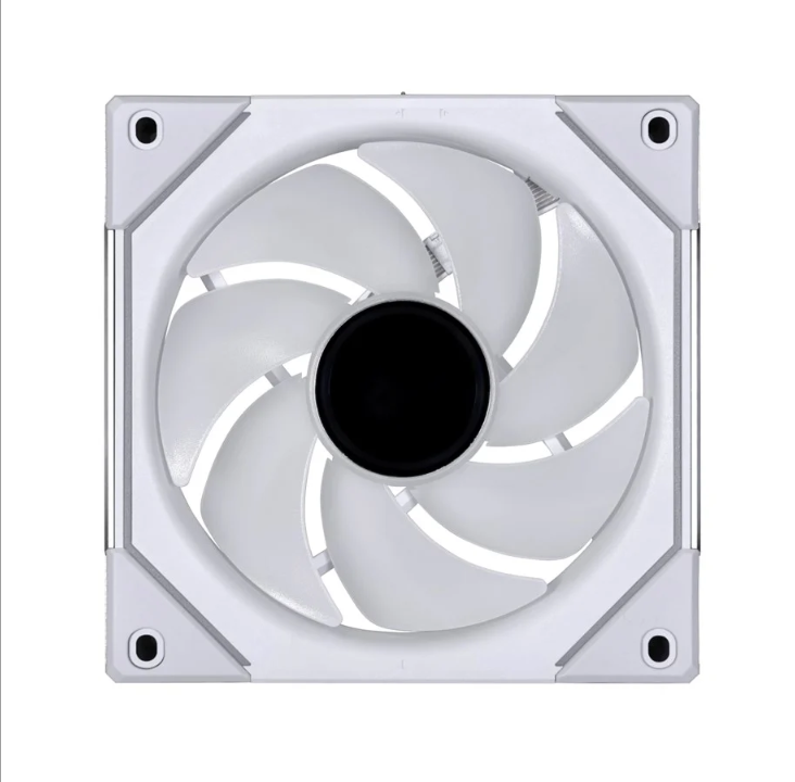 Lian Li UNI FAN SL-INF 120 White - 3 عبوات - مروحة هيكل - 120 مم - أبيض مع ضوء RGB - 29 ديسيبل