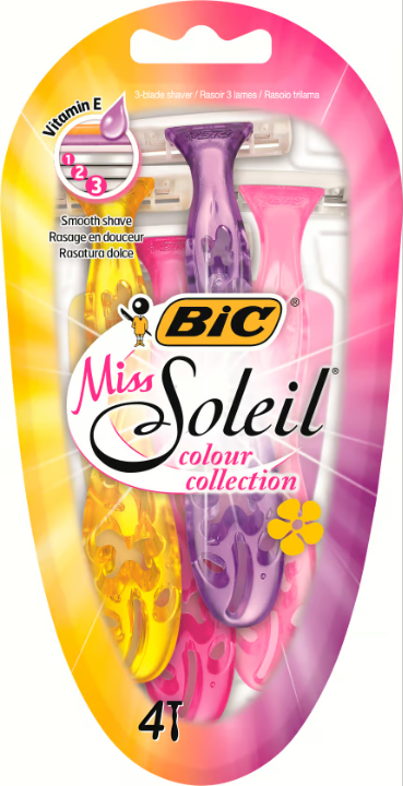 Bic Miss soleil color razors 4 pcs