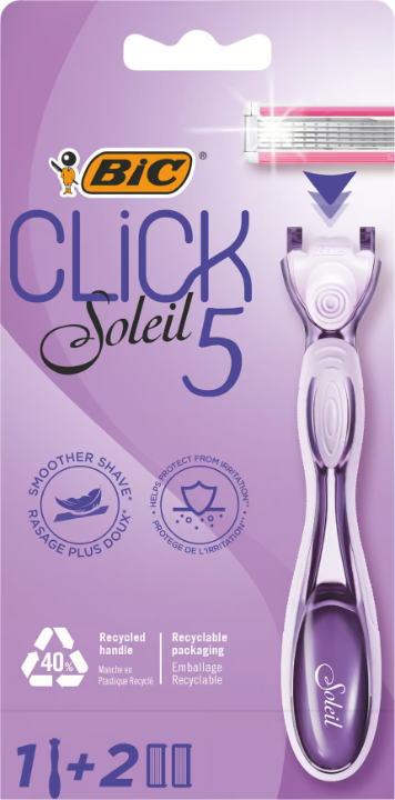 BIC Razor Click5 Soleil 1 razor + 2 refills