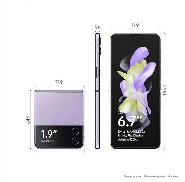 Samsung Galaxy Z Flip 4 5G 128GB/8GB - Bora Purple