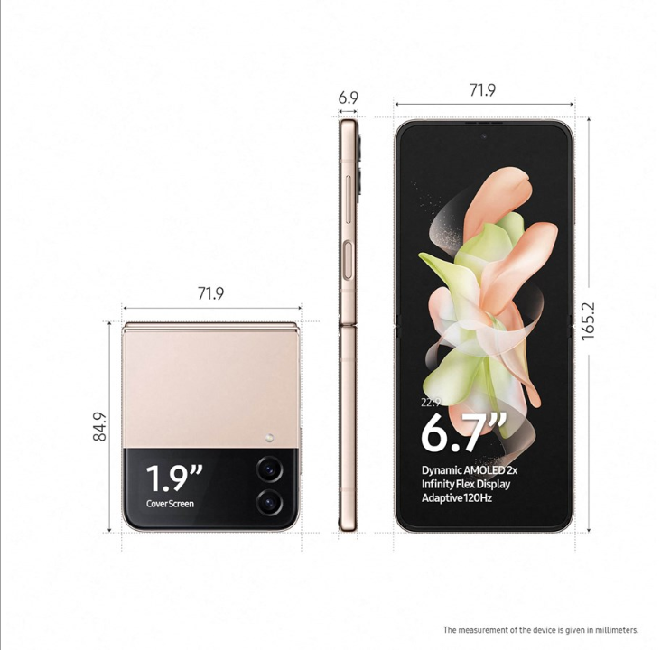 Samsung Galaxy Z Flip 4 5G 128GB/8GB - Pink Gold