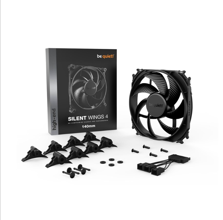 be quiet! Silent Wings 4 140 - Chassis fan - 140mm - Black - 13 dBA