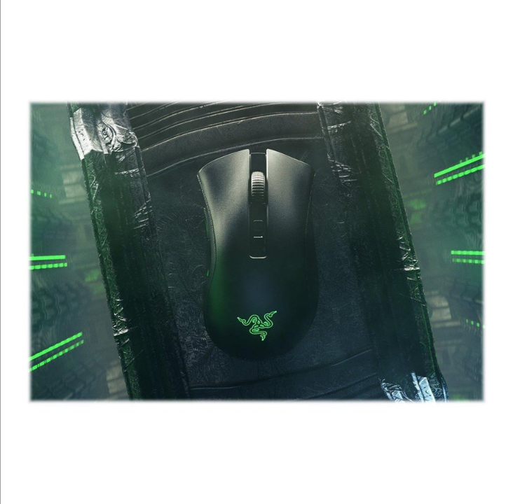 ماوس ألعاب Razer DeathAdder V2 Pro مع قاعدة شحن - ماوس ألعاب - بصري - 8 أزرار - أسود