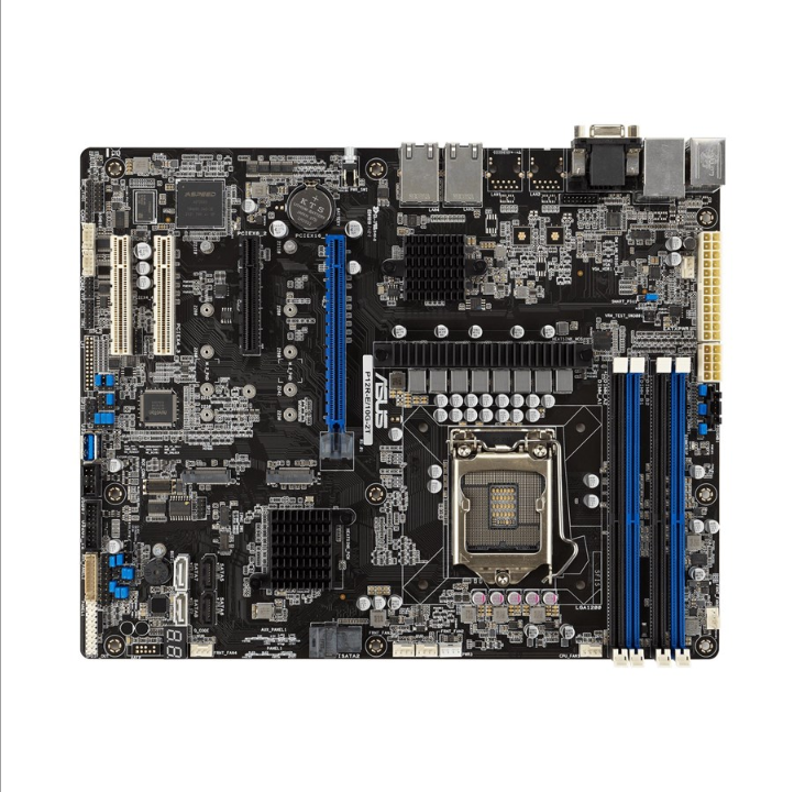 اللوحة الأم ASUS P12R-E/10G-2T - Intel C256 - مقبس Intel LGA1200 - ذاكرة الوصول العشوائي DDR4 - ATX