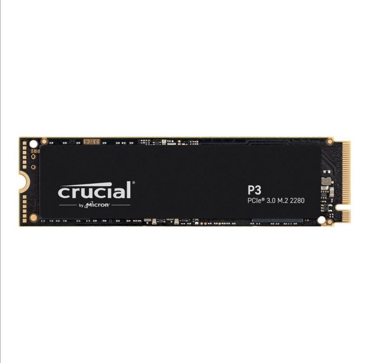 Crucial P3 SSD - 500GB - M.2 2280 - PCIe 3.0