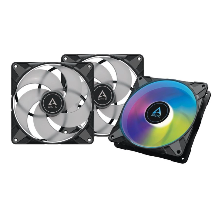 Arctic P14 PWM PST A-RGB - Black - 3-pack value pack - Chassis fan - 140mm - Black - 23 dBA