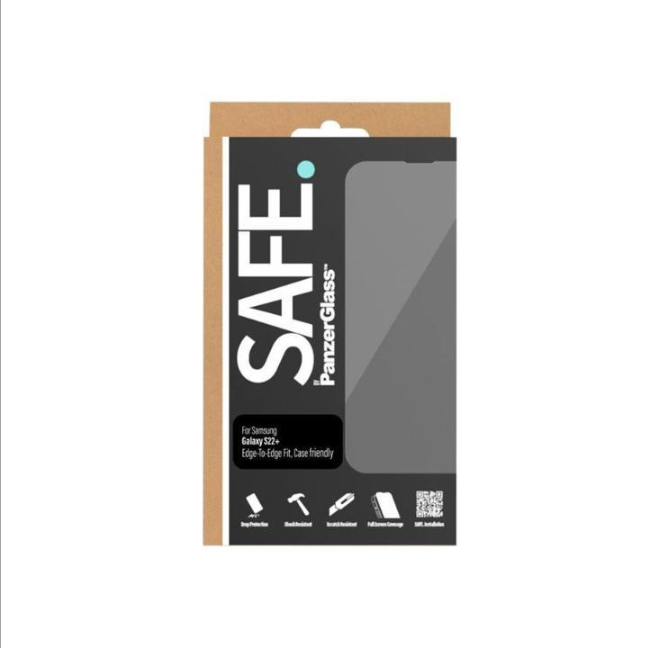 PanzerGlass SAFE - screen protector for mobile phone - edge to edge