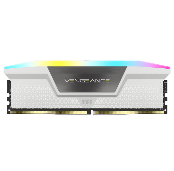 Corsair Vengeance RGB DDR5-6200 - 32GB - CL36 - Dual Channel (2 pcs) - Intel XMP - White with RGB