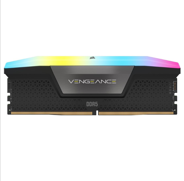 Corsair Vengeance RGB DDR5-6000 - 32GB - CL40 - Dual Channel (2 pcs) - Intel XMP - Black with RGB