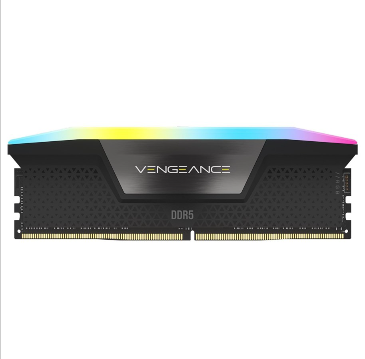 Corsair Vengeance RGB DDR5-6000 - 32GB - CL40 - Dual Channel (2 pcs) - Intel XMP - Black with RGB