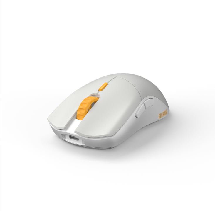 Glorious Series One PRO Wireless - Genos - Gaming mouse - Optic - 6 buttons - White