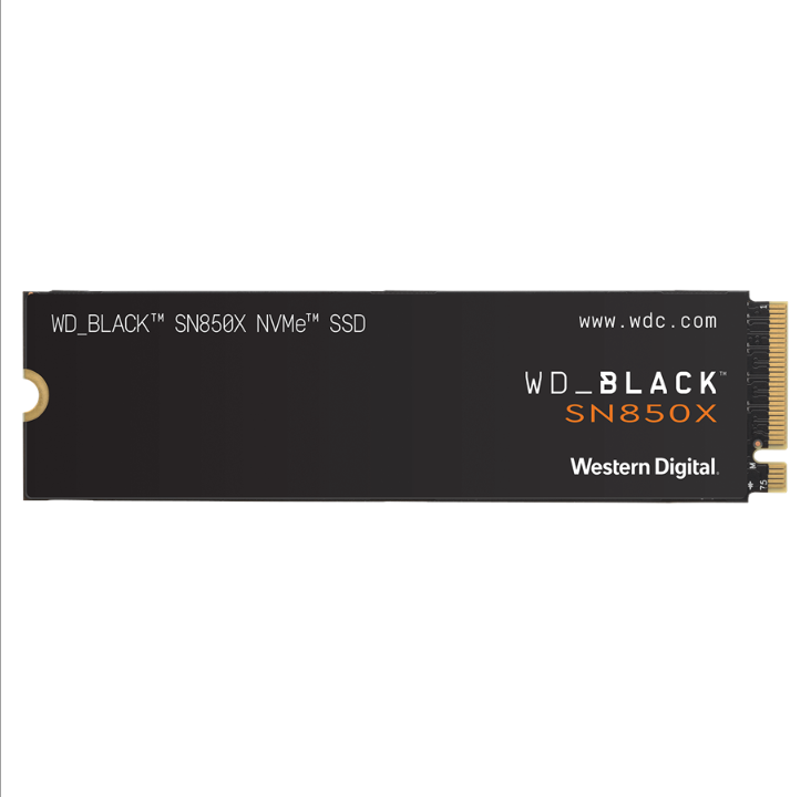 WD Black SN850X SSD - 1 تيرابايت - M.2 2280 - PCIe 4.0 - بدون موزع للحرارة