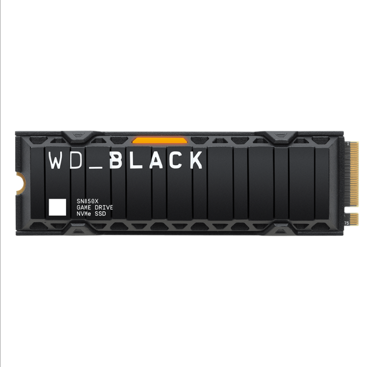 WD Black SN850X SSD - 1TB - M.2 2280 - PCIe 4.0 - With heat spreader