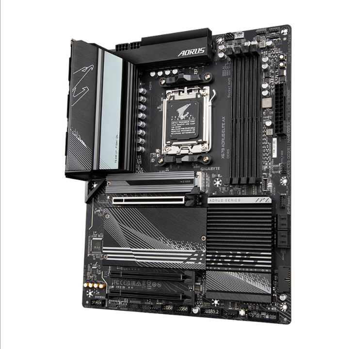 GIGABYTE X670 AORUS ELITE AX Motherboard - AMD X670 - AMD AM5 socket - DDR5 RAM - ATX