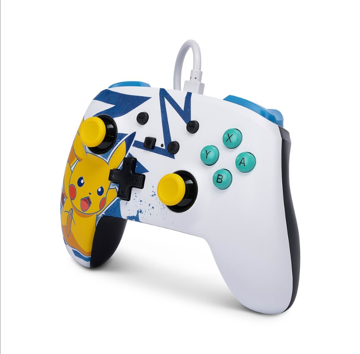 PowerA Enhanced Wired Controller for Nintendo Switch - Pikachu High Voltage - Gamepad - Nintendo Switch