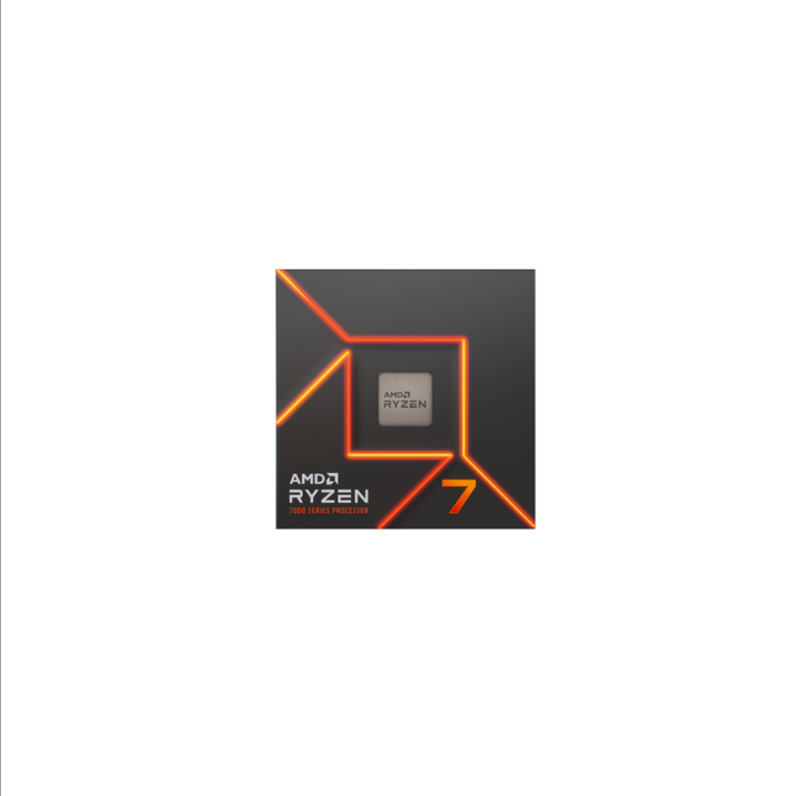 وحدة المعالجة المركزية AMD Ryzen 7 7700X - 8 مراكز - 4.5 جيجا هرتز - AMD AM5 - AMD Boxed (WOF - بدون مبرد)