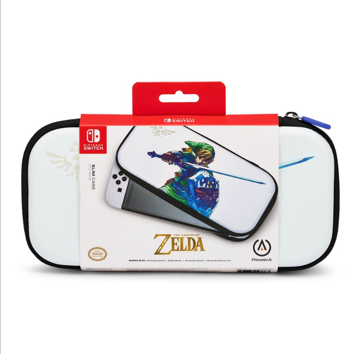 PowerA Thin protective case for Nintendo Switch OLED model, Nintendo Switch or Nintendo Switch Lite - Master Sword Defense - Bag - Nintendo Switch