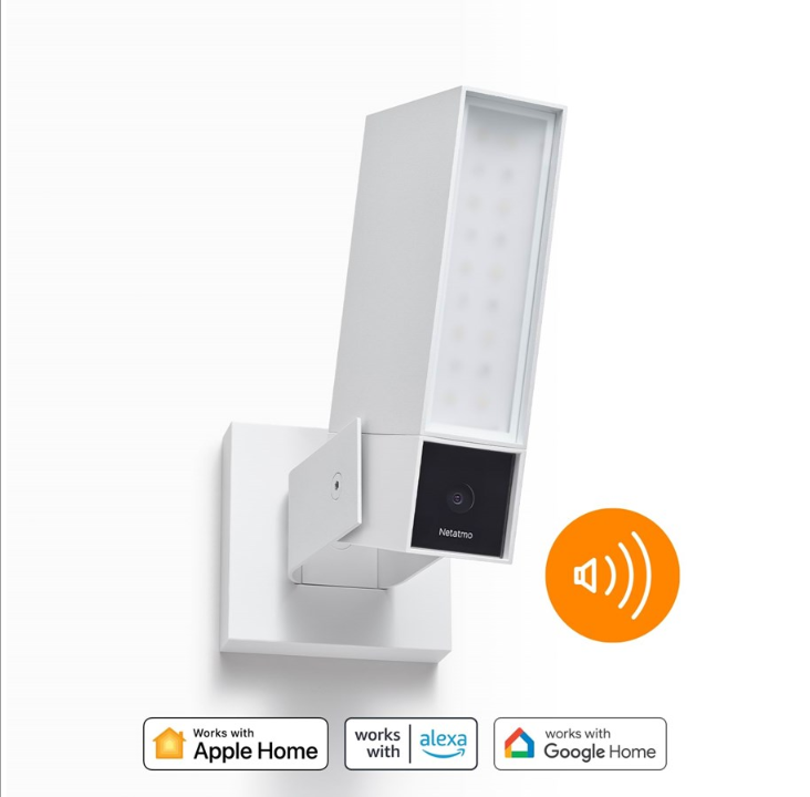 Netatmo Smart Outdoor Camera with Siren - White