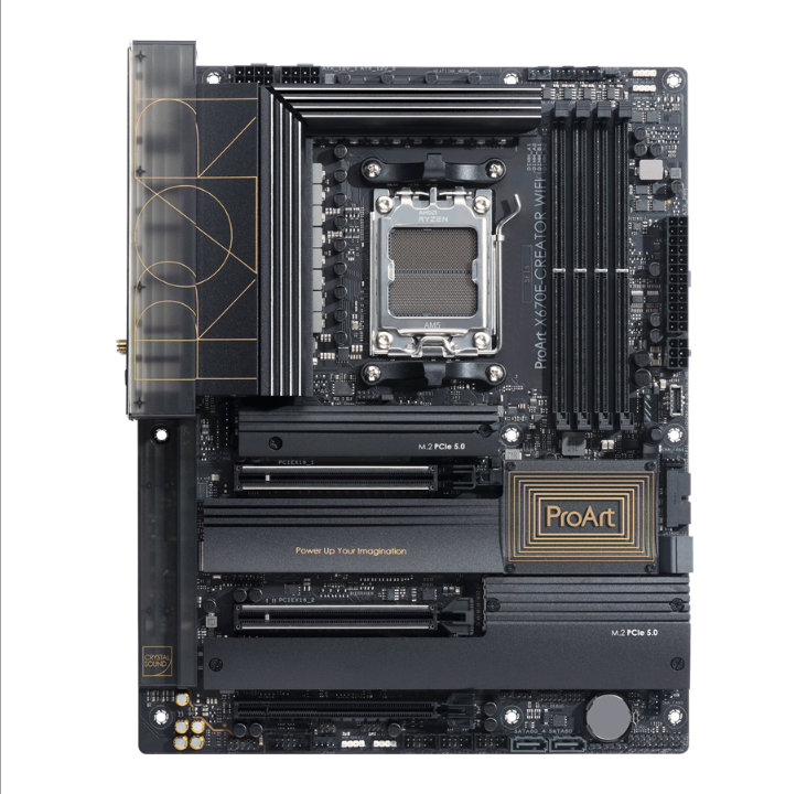 ASUS ProArt X670E-CREATOR WIFI Motherboard - AMD X670 - AMD AM5 socket - DDR5 RAM - ATX