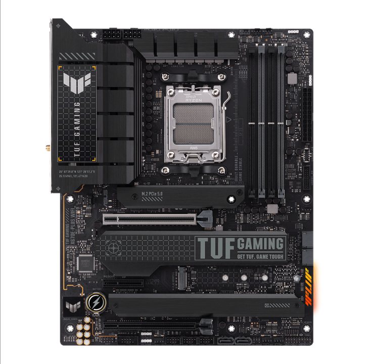 ASUS TUF GAMING X670E-PLUS WIFI Motherboard - AMD X670 - AMD AM5 socket - DDR5 RAM - ATX