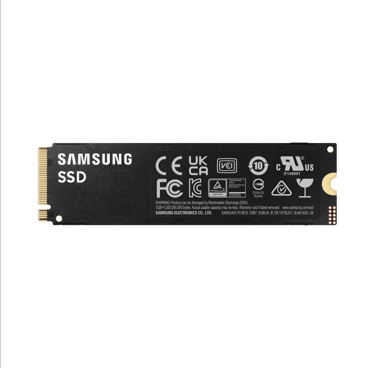 Samsung 990 Pro SSD - 1 تيرابايت - بدون موزع للحرارة - M.2 2280 - PCIe 4.0